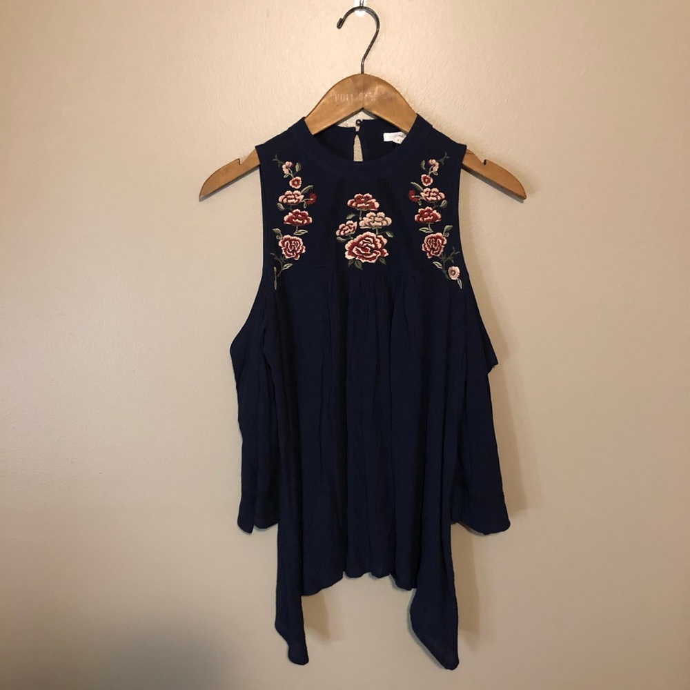 Maurice’s Cold Shoulder Floral Top